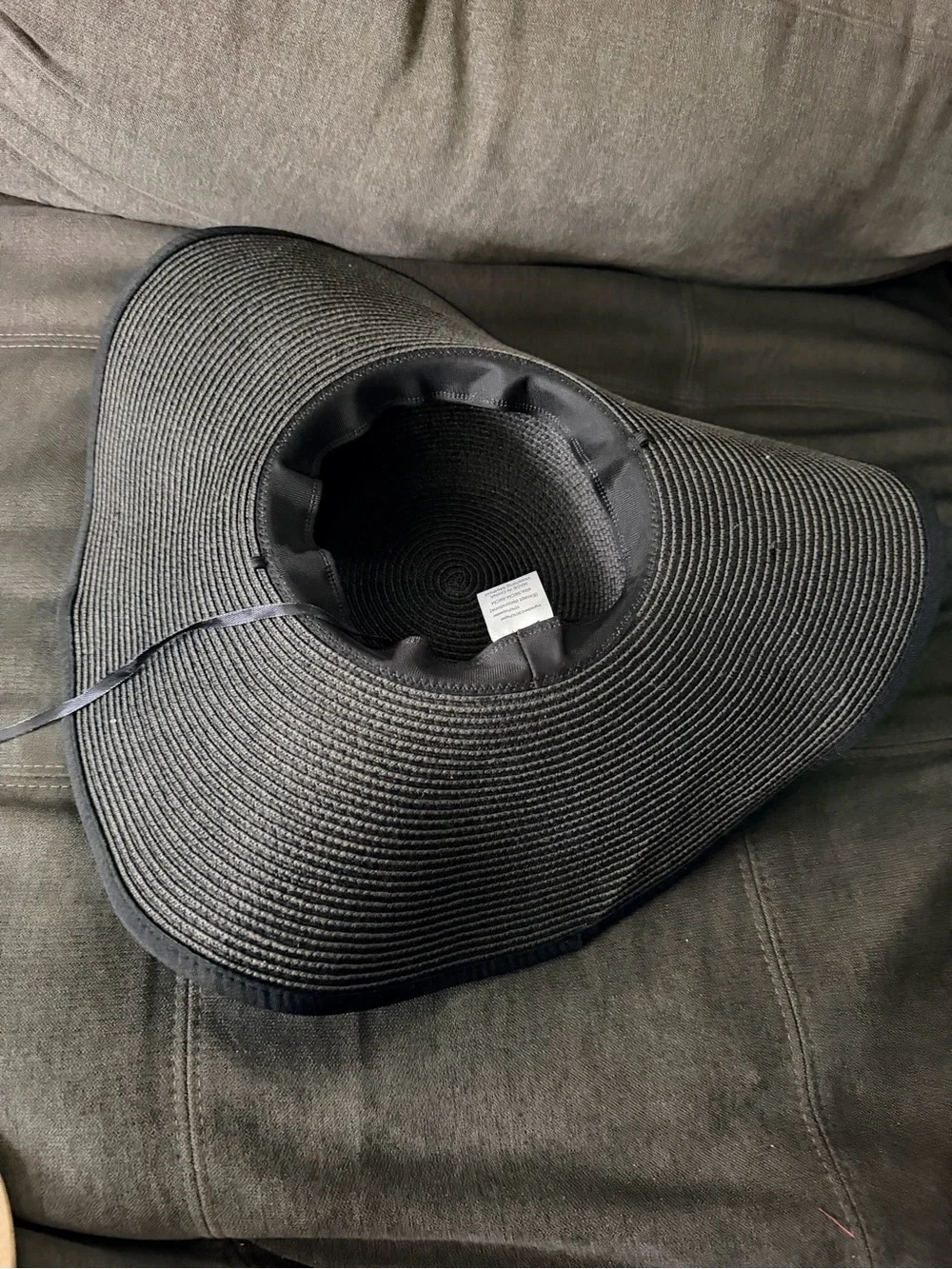 Women’s Wide Brim Sun Hat – Black